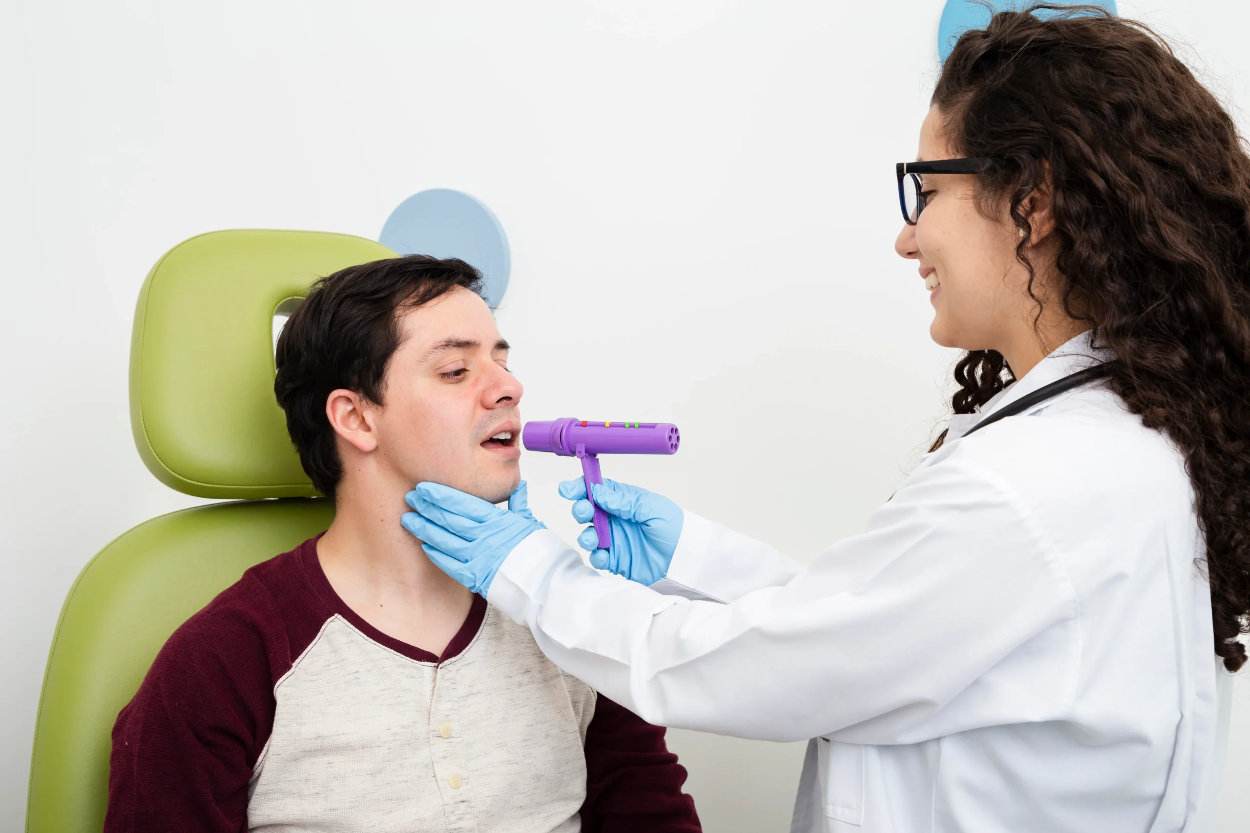 High-risk individuals receiving oral cancer screening